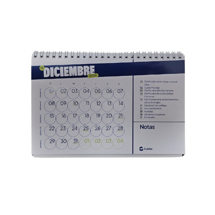 Calendario Cubbo 2024 - 2025
