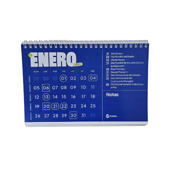 Calendario Cubbo 2024 - 2025